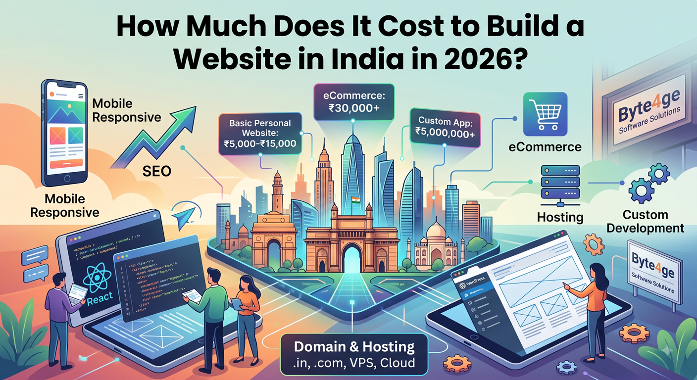 How Much Does It Cost to Build a Website in India in 2026?
